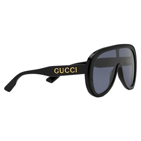 occhiali da sole gucci mascherina|Gucci Occhiali da sole a mascherina.